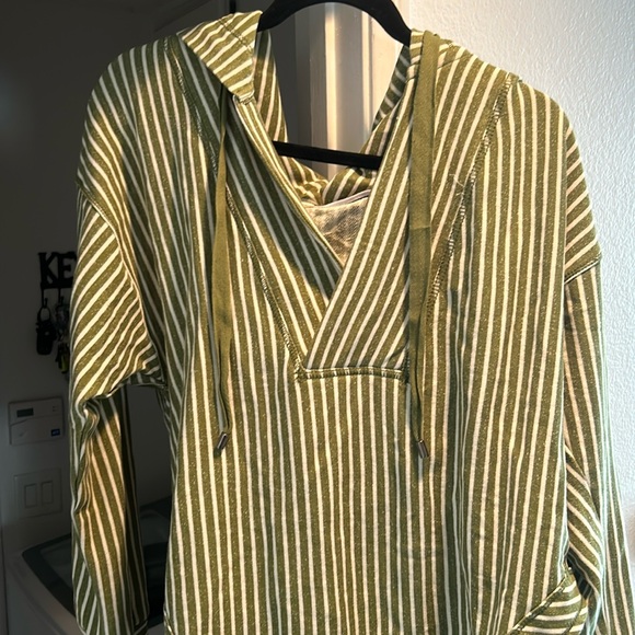 Pilcro striped hoodie - Picture 2 of 4